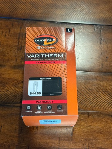 Duofold Varitherm Expedition Pants Men's KEW2 Black - Size Large | eBay