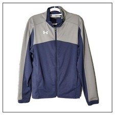 Under Armour Jacket Men S Blue Performance Warm Up Active Training Lightweight