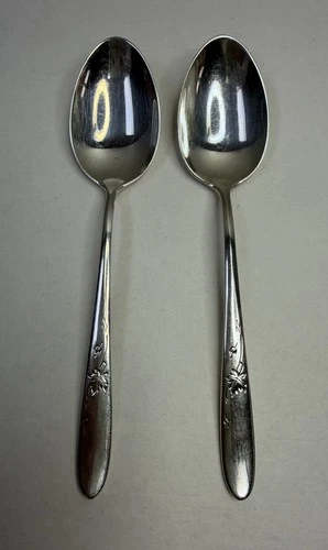 REED and BARTON STERLING “AUTUMN LEAVES”  - 2 TEASPOONS