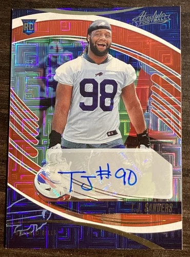 2025 Panini Absolute T.J. Sanders Base (RAW)