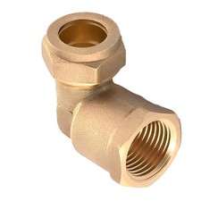 35mm x 1 1/4" Female Compression Parallel Elbow - FREE Next-Day Delivery