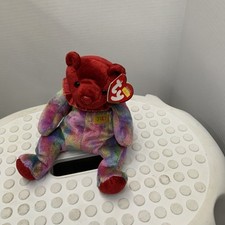 Ty Beanie Baby Happy Birthday Ruby the July Bear MWMT