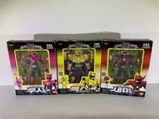 MINIFORCE Super Ranger SonoKong Yellow, Red And Pink 5.5" Action Figures - New