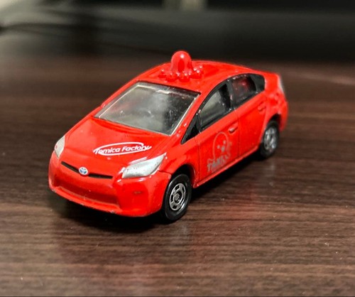 Tomica Expo Limited Toyota Prius Taco Taxi Red - Toy Car - M