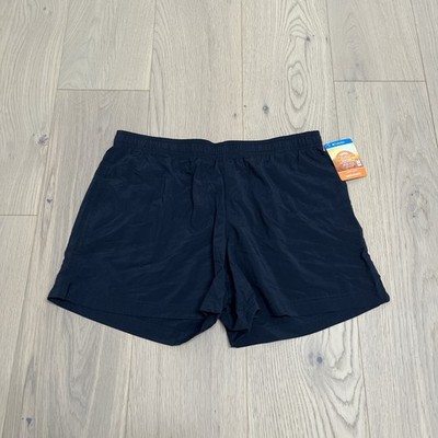 Columbia Women s Sandy River Black Nylon Hiking Shorts Pockets AL4573 Sz L