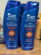 2 Head  Shoulders Clinical Dry Scalp Rescue Dandruff 2 IN 1 Shampoo 13.5 oz