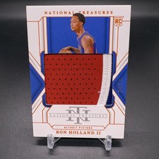 #/75! 🚨2024-25 Panini National Treasures Ron Holland II RC Rookie True RPA* 154