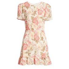 REFORMATION Beesley Print Minidress In Farrah Size 6