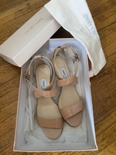 Jimmy Choo Blush Patent Leather Strappy Sandals Size 36