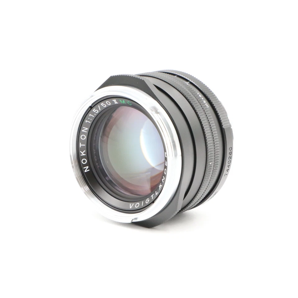 Voigtlander Nokton Vintage Line 50mm f/1.5 Aspherical II VM MC Black Leica [Top - Image 2 of 4