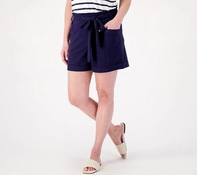 #AR3410 Studio Park x Kerstin Lindquist Knit Twill Paperbag Short Size S