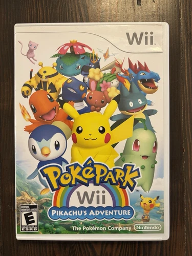 PokéPark Wii: Pikachu's Adventure (Nintendo Wii) Complete In Box CIB. Tested.