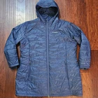 Columbia Woman’s Mighty Lite Hooded Omni Heat Jacket, Blue, Size 3X XXXL