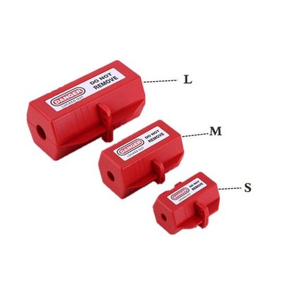 Schloss Plug-Lock-Box Gerät Haushaltsstecker Kunststoff-Tag-Out Lockout-Box