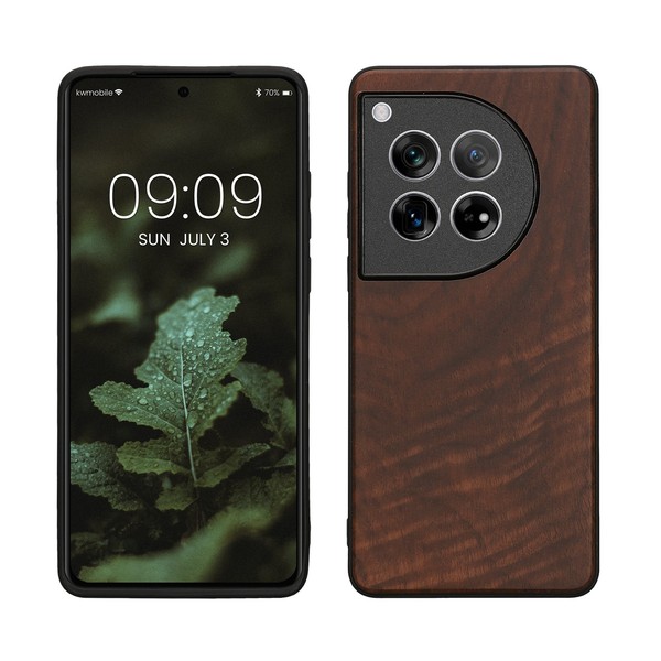 Holz SchutzhüLle FüR Oneplus 12 Hardcase Tpu Bumper Holz HüLle HandyhüLle-image