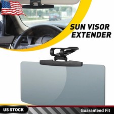 Car Sun Visor Extender Anti-Glare UV Protection Universal For Cars SUVs Trucks