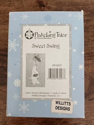 Thomas Blackshear ''Flakeling Tales'' Sweet Swing Christmas Hanging Ornament 2001