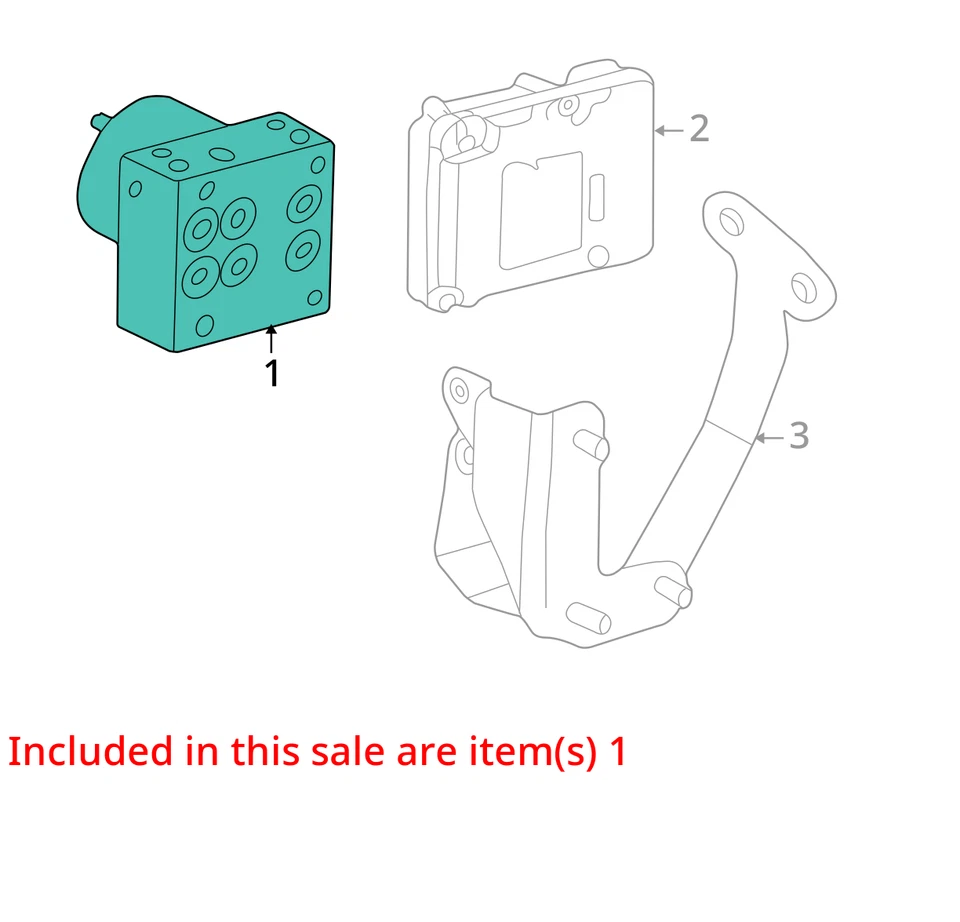 Anti-Lock Brake Part Pump Only Fits 03-04 AVIATOR 831783 Foto 2 de 4