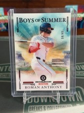 Panini Boys Of Summer 2025 Roman Anthony Purple /49 Boston Red Sox