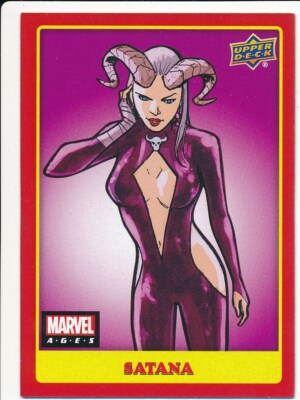 #200 SATANA 2020 2021 Upper Deck Marvel Ages MID SP