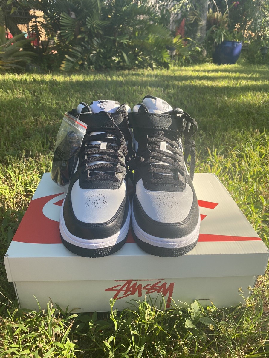 靴 Stussy Air Force 1 Mid Black Light Bone $_12.JPG?set_id=880000500F
