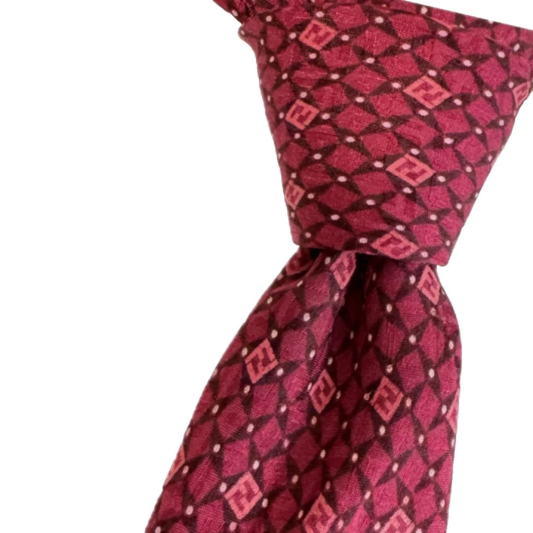 Lazos de seda 100% Fendi para hombres