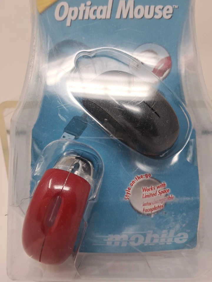 Vtg. Fellowes Micro Mini Optical Mouse #98902 - Image 2 of 4