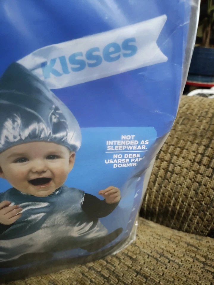 Rubie's Hershey's Kisses Bebé Disfraz Chocolate Túnica y Sombrero 6 a 12mos Halloween Foto 3 de 4
