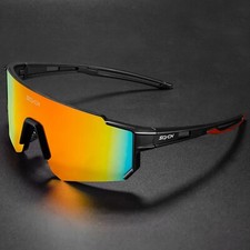SCVCN  for Men Sport Cycling Glasses Bike Mountain Bicycle Hiking Sunglasses