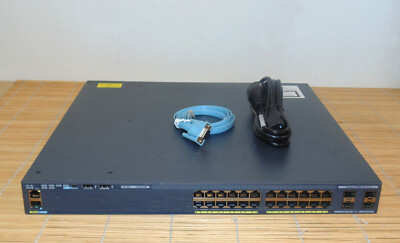 Cisco WS-C2960XR-24TS-I 24GigE 4x1G SFP IP Lite 1xAC PS FlexStack C2960X-STACK