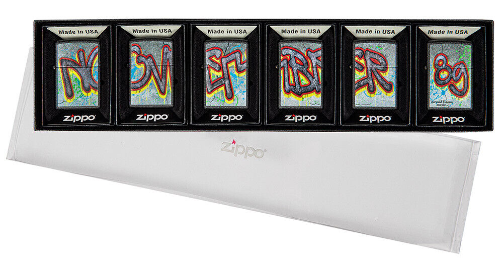 Zippo 6er Set Berlin Wall 30 J. Mauerfall xxx300 Limited Edition Blechschild