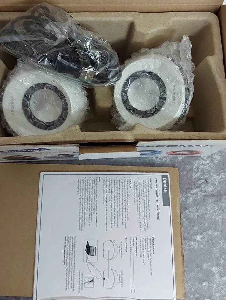 Samsung Pleomax S-260 multimedia speakers - Unbenutzt 