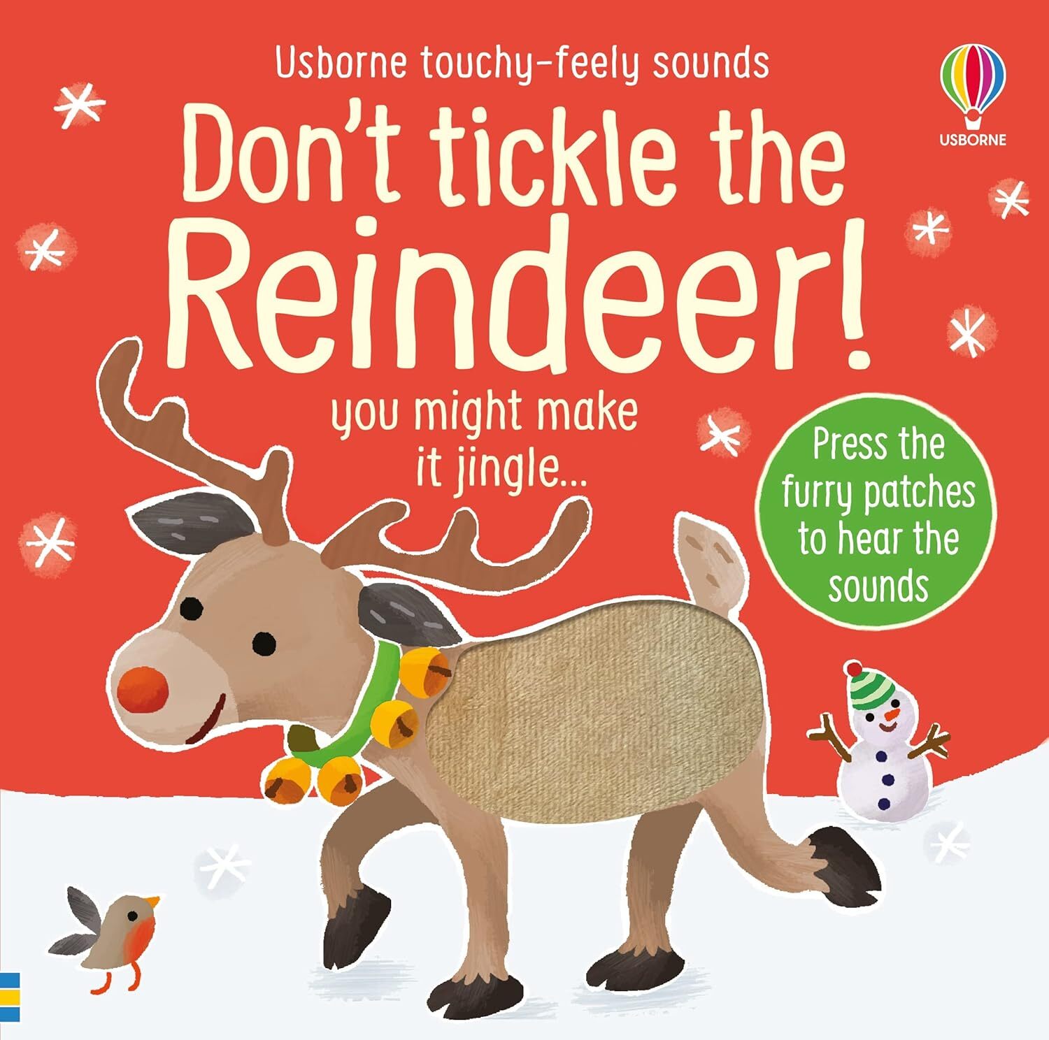 Usborne Dont Tickle the Reindeer Touchy Feely SoundBook by Sam Taplin | Taplin S