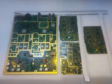 4 Pcs High Grade Telecom Circuit Boards MPC8377CVRALGA Gold Chip MLCC Recovery