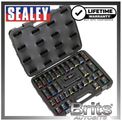 Sealey Premier 1/2'' Vierkantantrieb 34-teiliges Steckschlüsselsatz - AK5636M