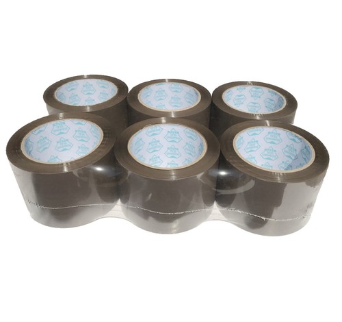 3 inch Packing Tape Tan 110 yards 24 Roll Carton Sealing Brown-ST ShipMailers - Picture 3 of 5