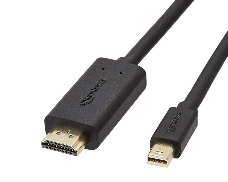 Amazon Basics Mini DisplayPort Thunderbolt to HDMI Cable 3ft