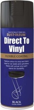2 x Rust-Oleum Direct to Vinyle Noir Brillant 400 ml
