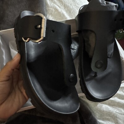 Prada Black Soft Slide Sandal 37
