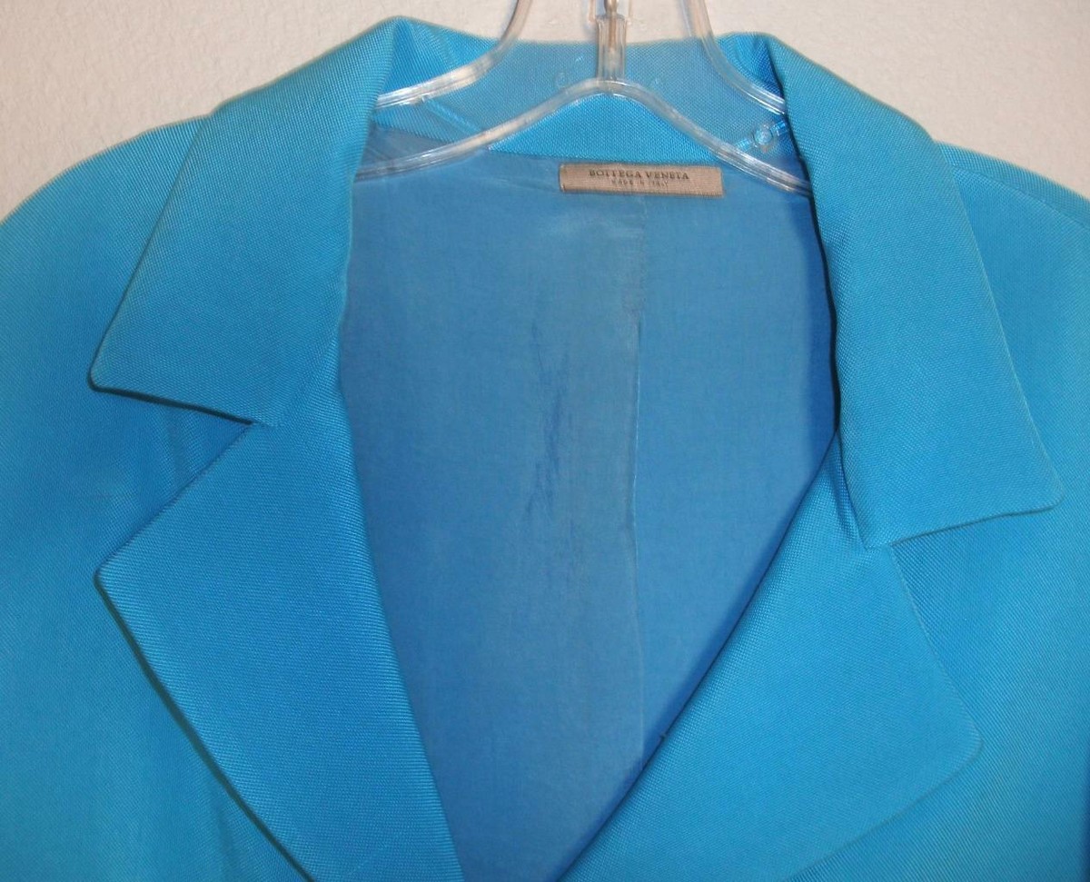 $1550 NWT Bottega Veneta Women's Blue Blazer Jacket 44 | eBay