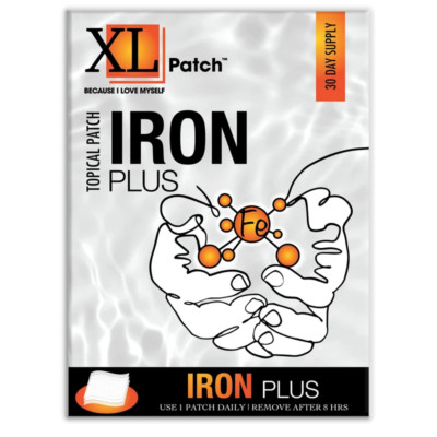 IRON PLUS Vitamin Patch BY XLPATCH (30-DAY SUPPLY)