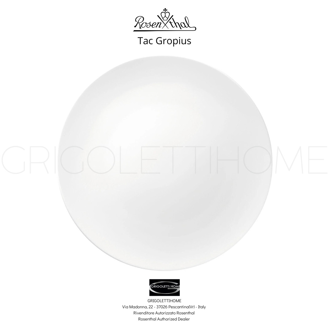 Rosenthal - Tac Gropius - Chargerplate Place Setting 33 CM - Retailer