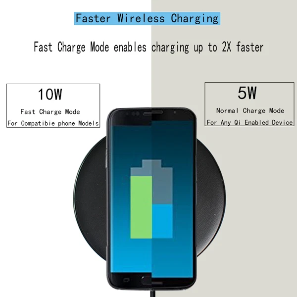 Cargador Inalámbrico USB para Galaxy Note 9 S9 S9 Plus Galaxy Note 8 S8 Carga 10W Foto 4 de 4