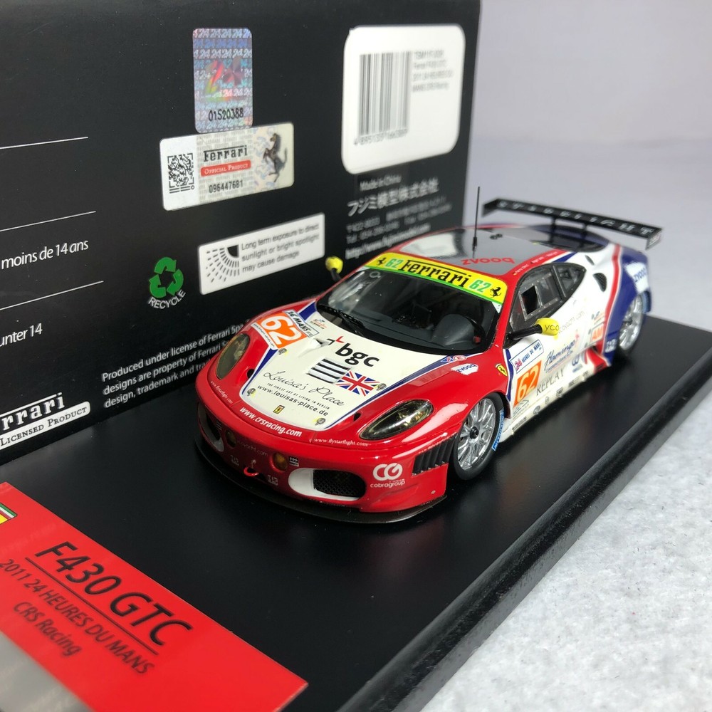 1/43 TSM Fujimi Ferrari F430 GTC 2011 24 Hours Lemans CRS Racing TSM11FJ026