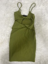 PRETTYLITTLETHING Women’s Green Dress Size 2