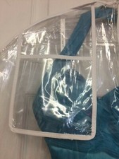 Clear Plastic Garments Prom Bridesmaids Evening Gown Dress Cover Up Storage Bag.