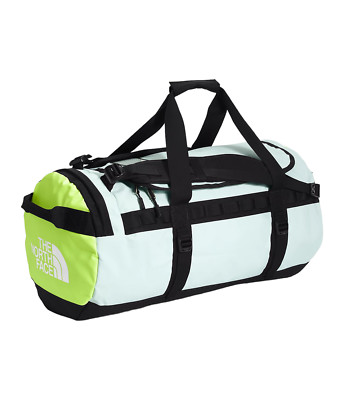 The North Face Skylight Blue LED Yellow Base Camp Duffel Bag Medium 71L New