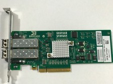 Brocade 825 Dual Port 8 Gbps FC Host Bus Adapter 7T5GY KKYWJ BR-825 w/ 2 8GB SFP
