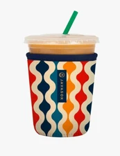 Java Sok Retro Iced Coffee/ Soda Insulated Neoprene Cup Sleeve Small 16-20 oz