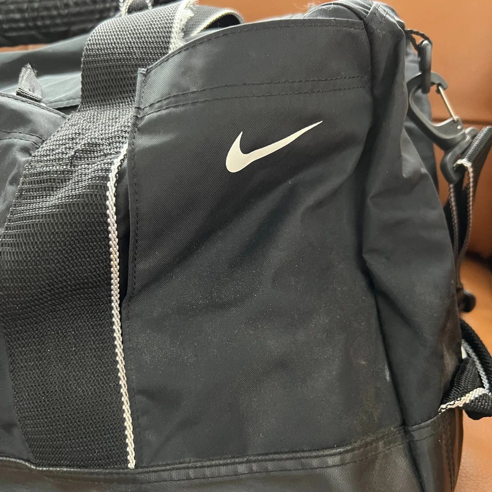 Nike Kobe Bryant Duffle Bag Black White Basketball Gym Adjustable Strap - Image 2 of 4